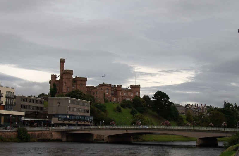 Inverness Castle and Ness Bridge