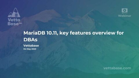 MariaDB 10.11, key features overview for DBAs