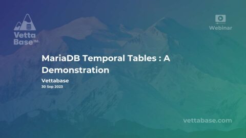 MariaDB Temporal Tables : A Demonstration