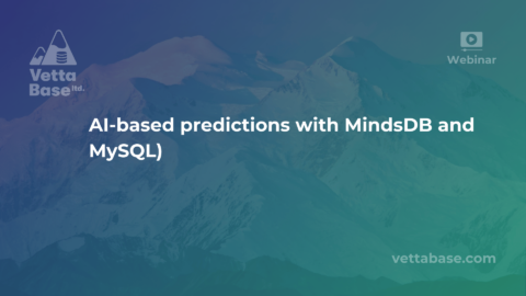 AI-based predictions with MindsDB and MySQL