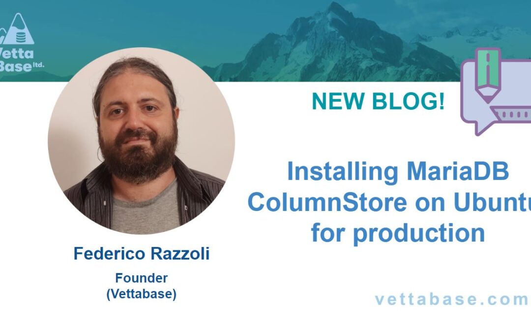 Installing MariaDB ColumnStore on Ubuntu, for production