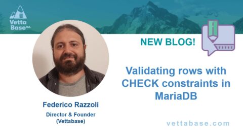 Validating rows with CHECK constraints in MariaDB