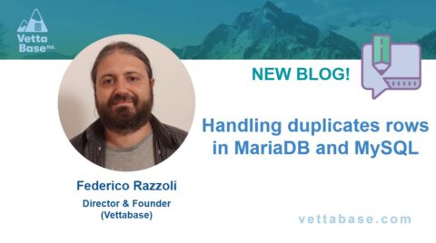 Handling duplicates rows in MariaDB and MySQL